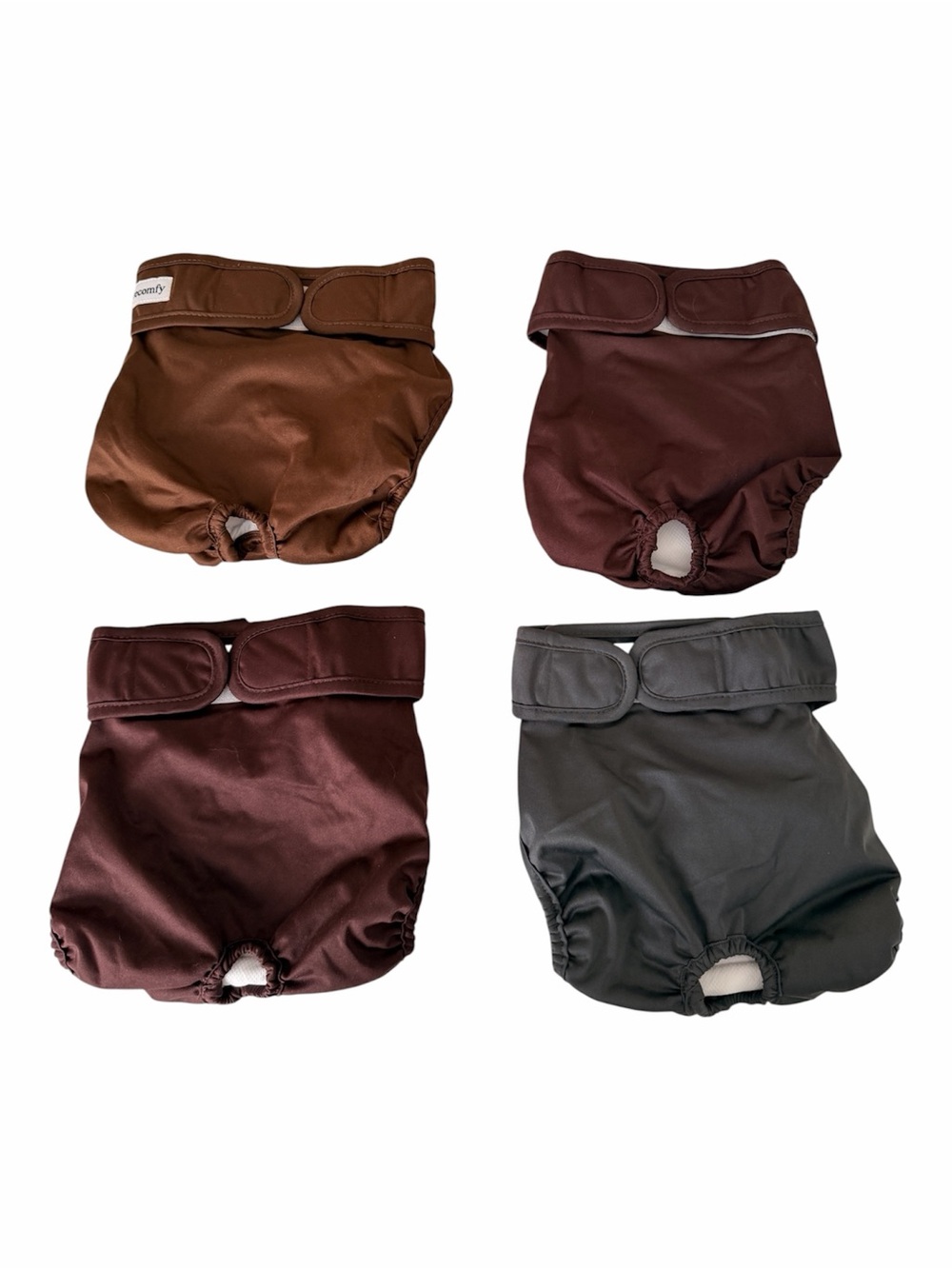 Vecomfy Reusable Female Dog Diapers Large 4 Pack Washable Leakproof Dog Period